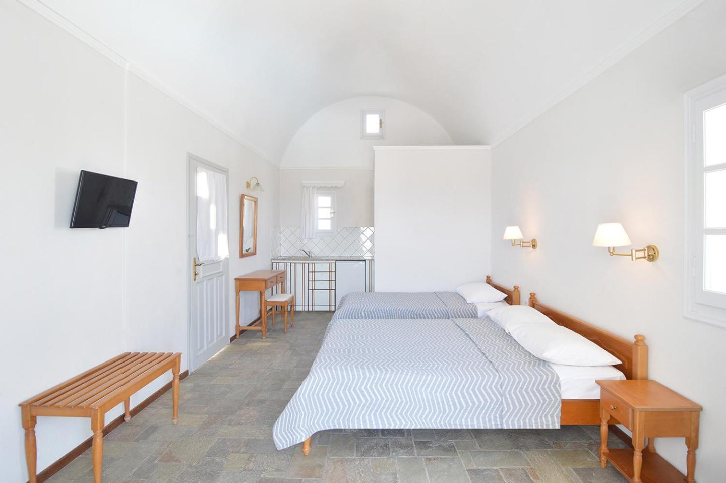 Nostos Studios Playa de Perivolos Habitación foto